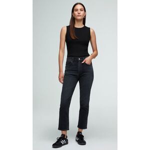 AGOLDE Riley High Rise Straight Crop in Calculate Size 29